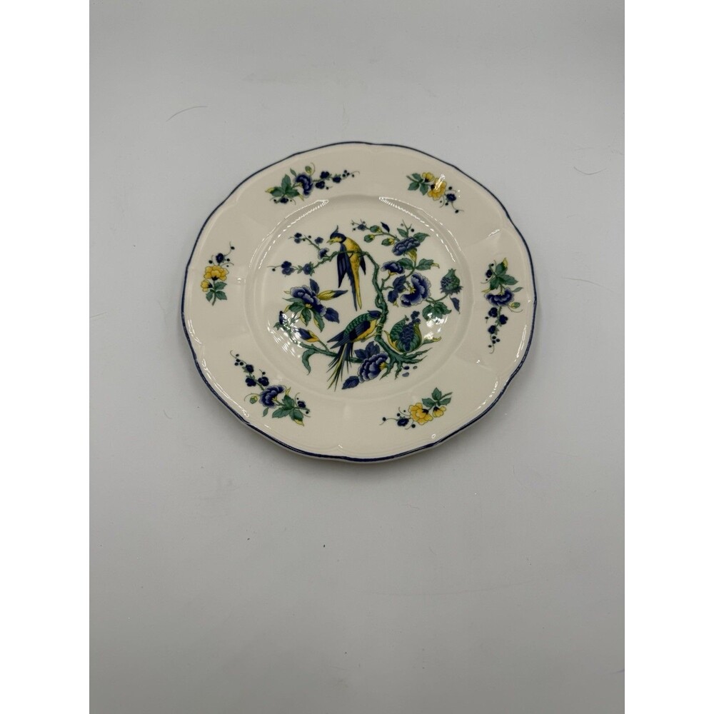 Villeroy & Boch Phoenix Blau Birds Florals 8 Inch Salad Plate *READ DESCRIPTION*